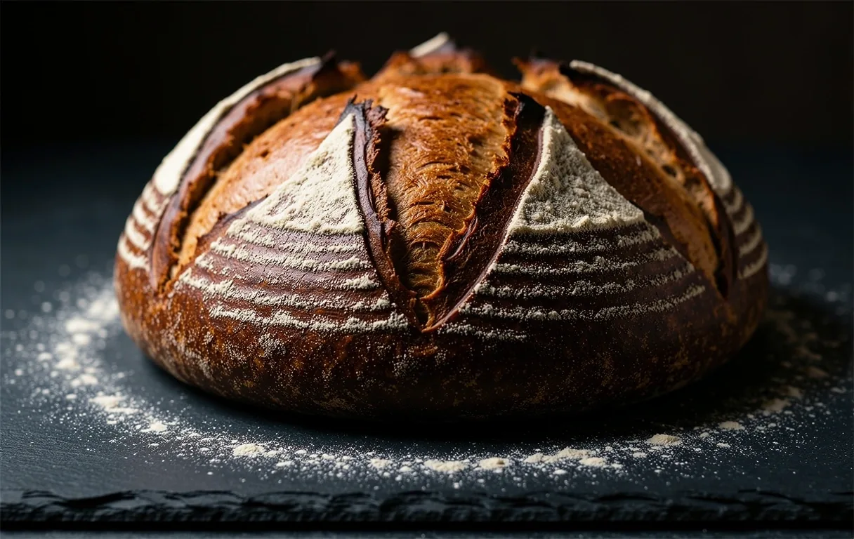 Slovak nutritional pillar representing sourdough tradition