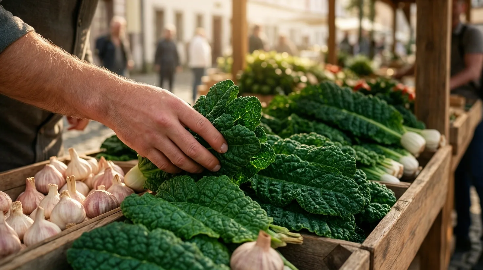Local Slovak market atmosphere